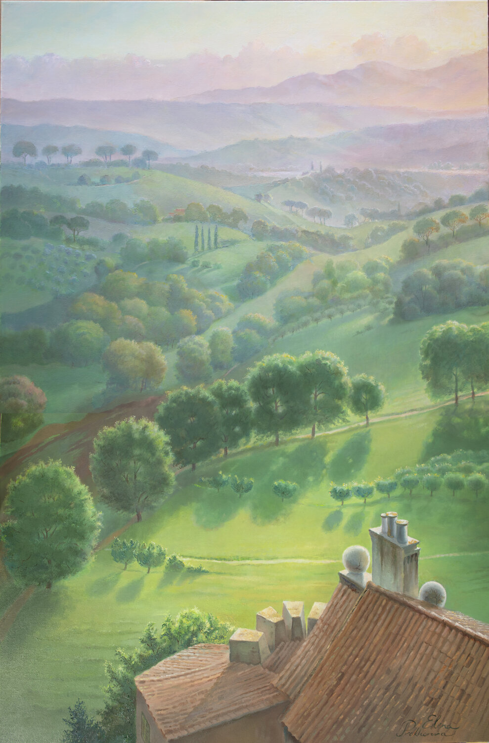 la primavera in Sabina Elena Prokhorova Original painting for sale