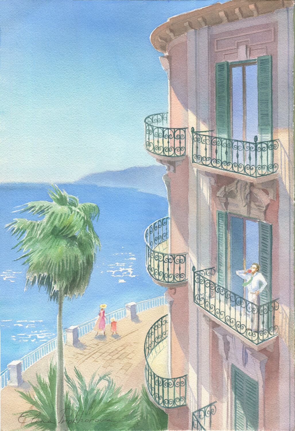 Siracusa Elena Prokhorova Original painting for sale