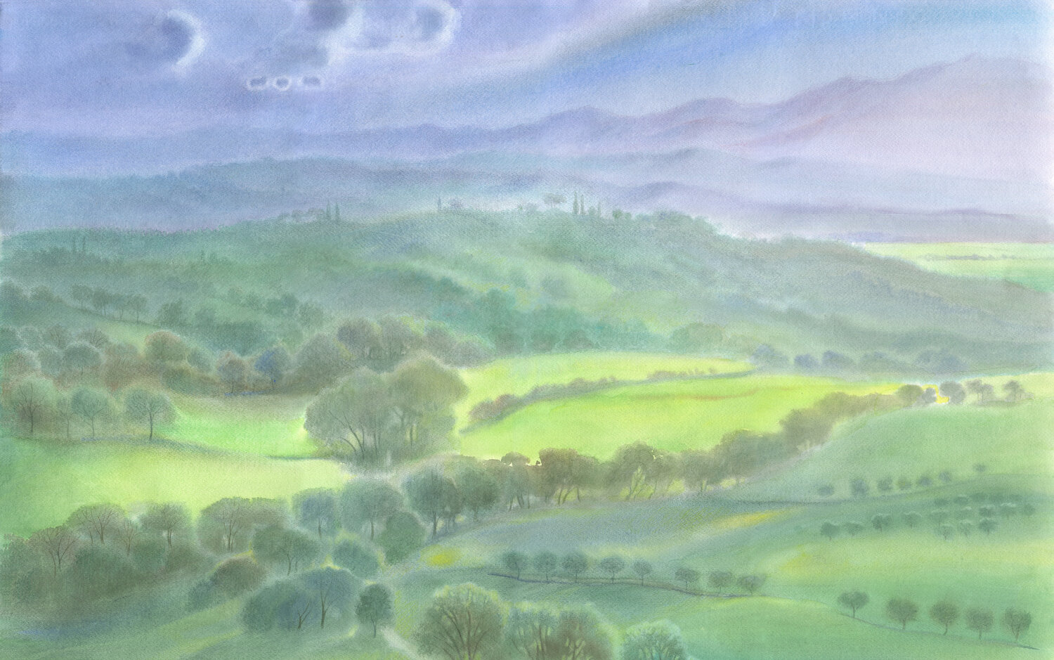 Primavera. Elena Prokhorova Original painting for sale