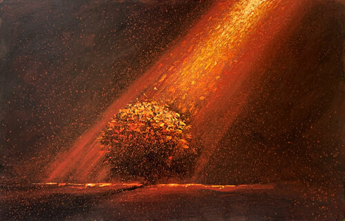 SOLAR STORM by Alessandro Piras, Painting for Sale on Select
