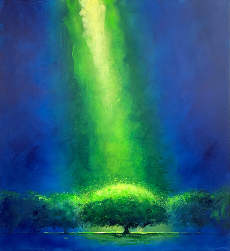 MAGIC FOREST by Alessandro Piras, Painting for Sale on Select