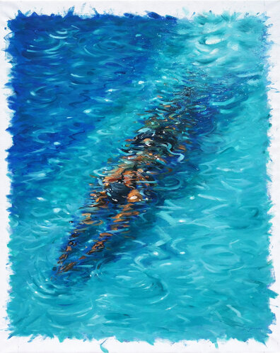 SPLASH DOWN by Alessandro Piras, Painting for Sale on Select