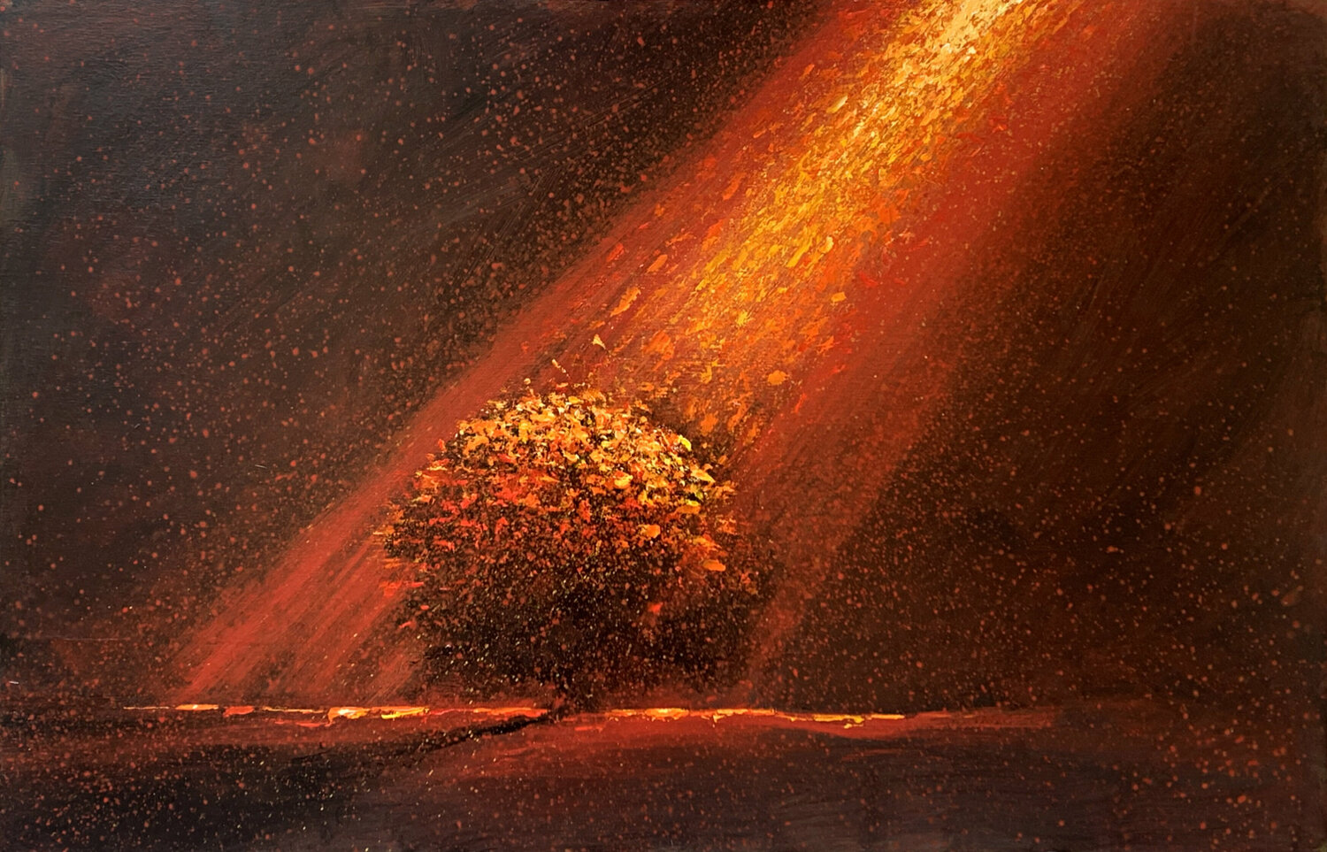 SOLAR STORM Alessandro Piras Original painting for sale