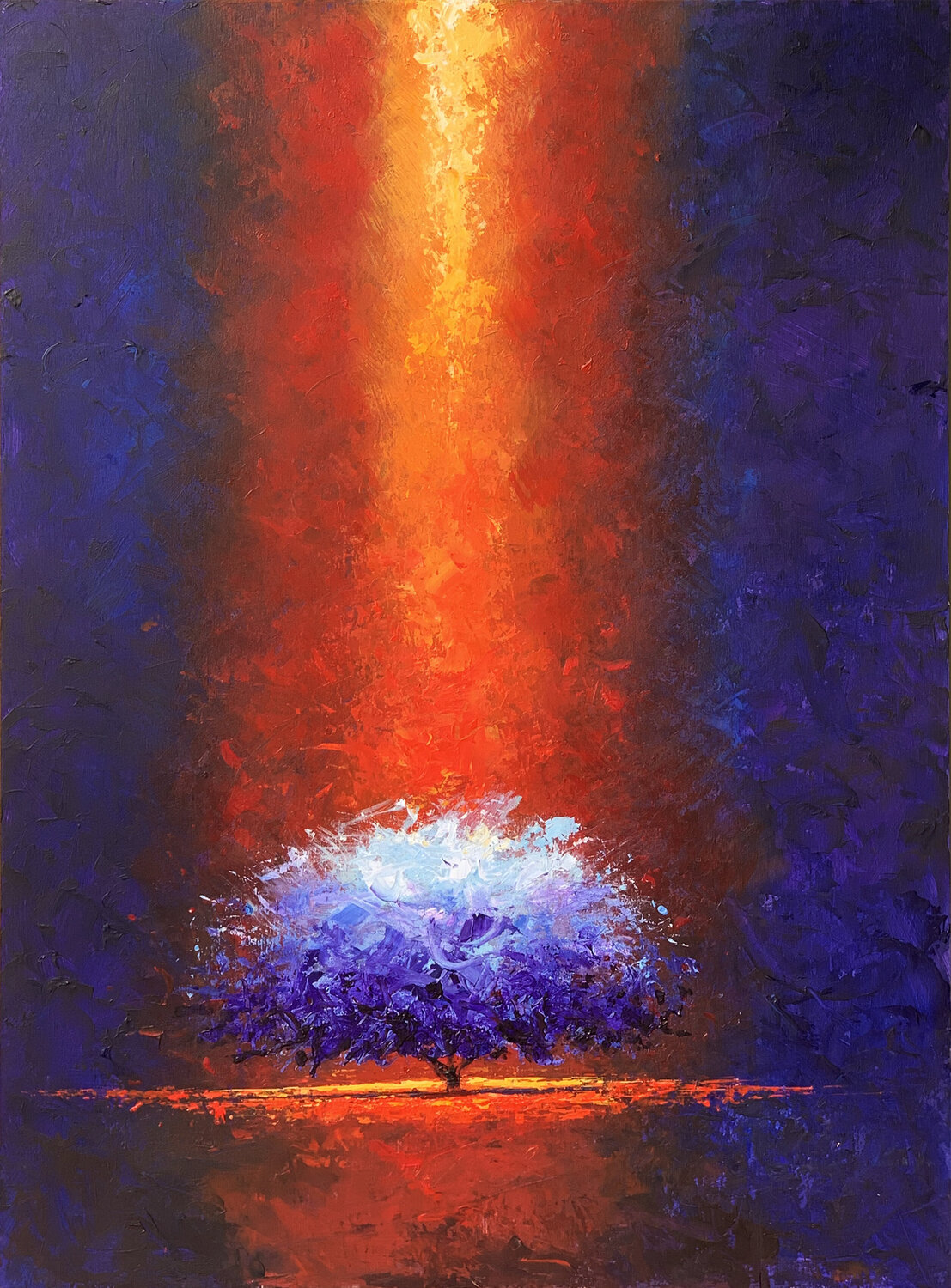 WHITE CROWN Alessandro Piras Original painting for sale