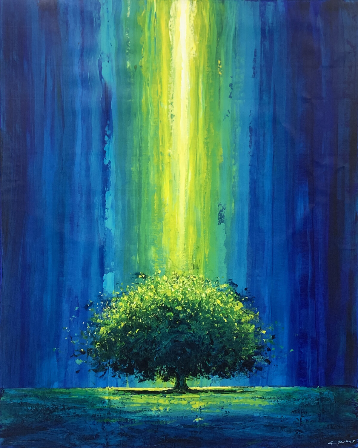 SILENT REVELATION Alessandro Piras Original painting for sale