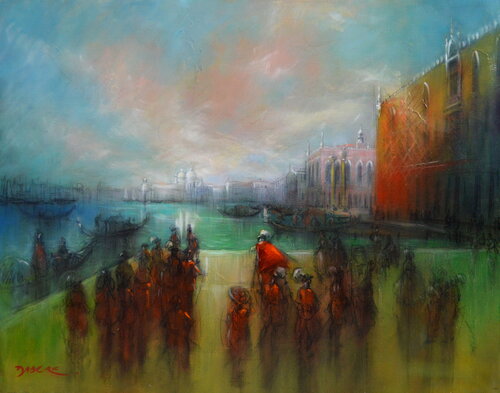 FANTASME VENITIEN II by PASCAL DABERE, Painting for Sale on Select