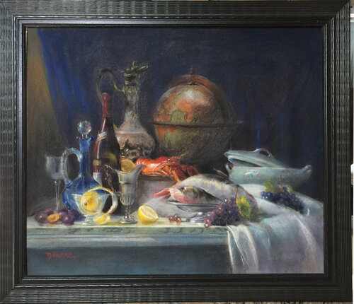 la mappemonde by PASCAL DABERE, Painting for Sale on Select