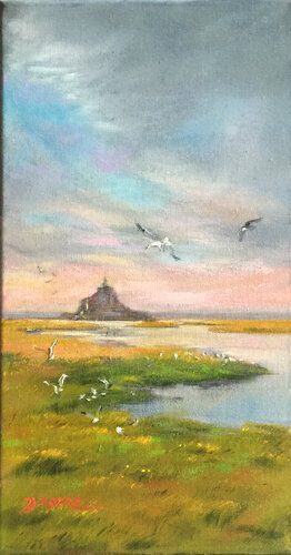 Le Mont Saint Michel III von PASCAL DABERE, Malerei kaufen auf Select