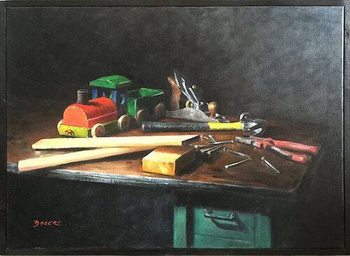 BOUTE-EN-TRAIN by PASCAL DABERE, Painting for Sale on Select