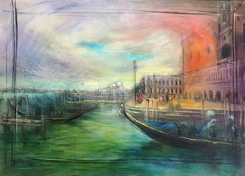 FANTASME VENITIEN  XXVIII by PASCAL DABERE, Painting for Sale on Select