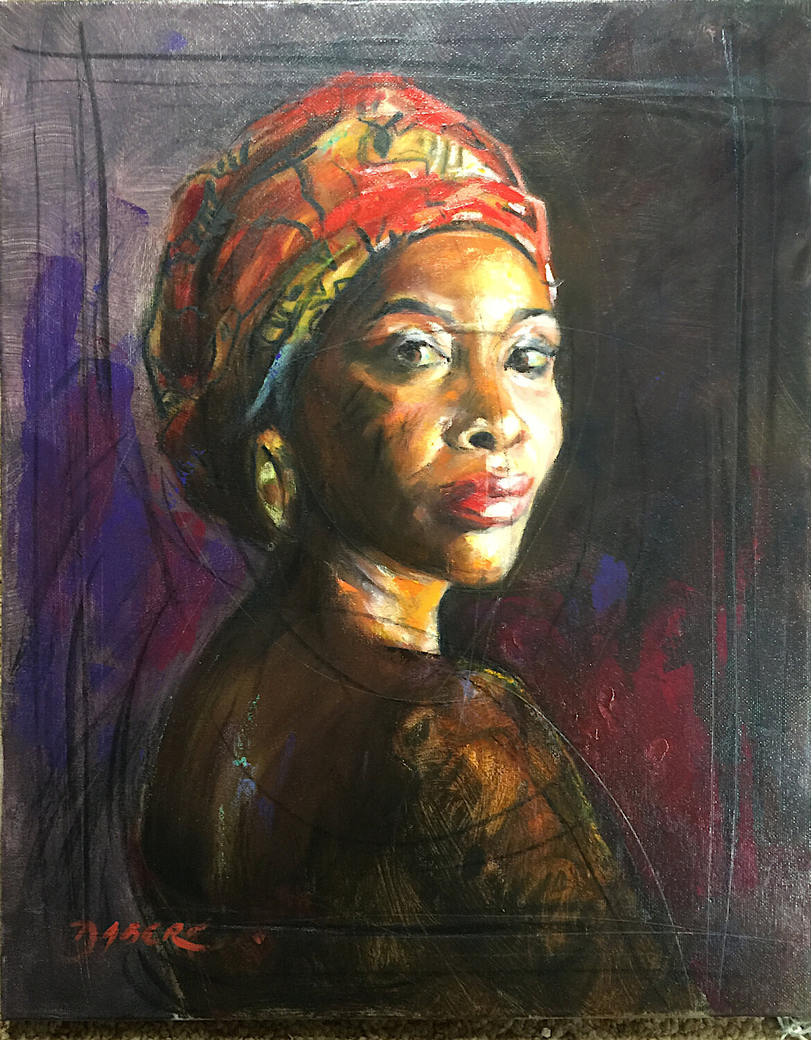 Maryse PASCAL DABERE Original painting for sale