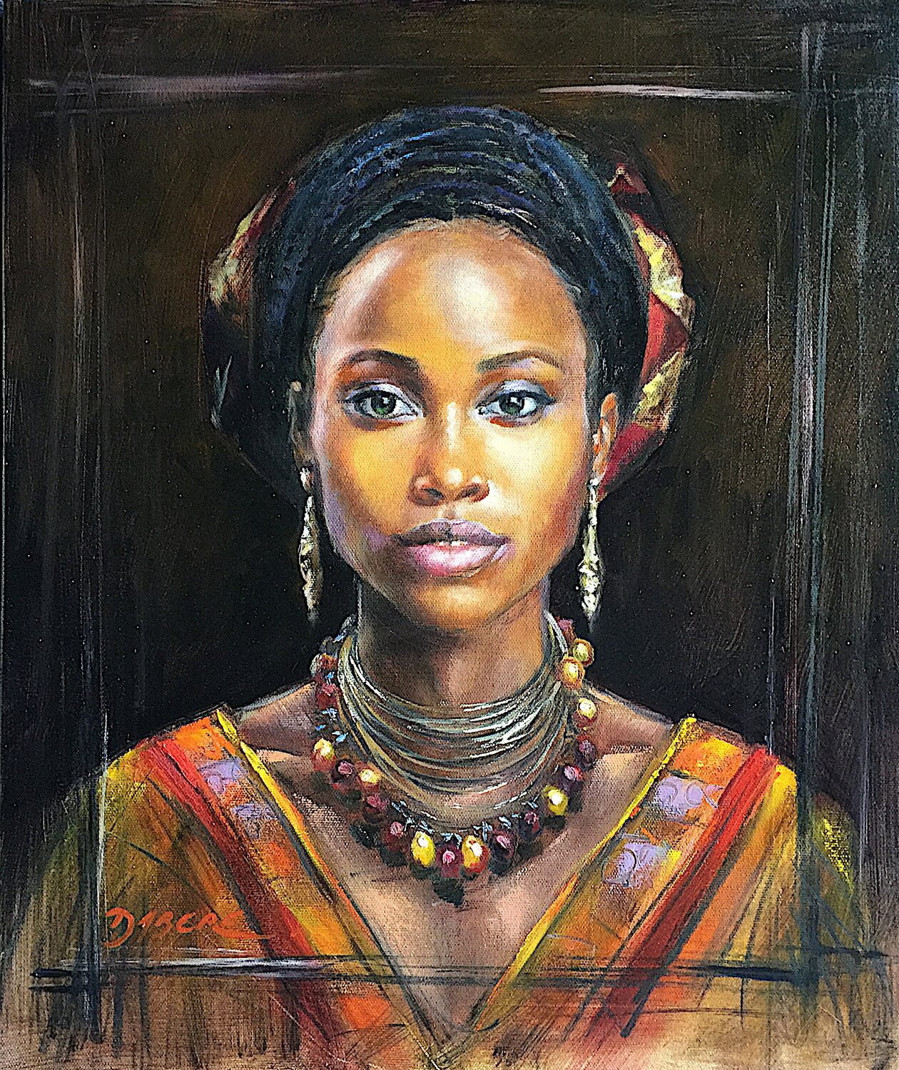 Princesse PASCAL DABERE Original painting for sale