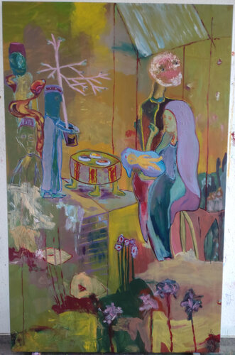 the surrender by Christian Stötzner, Painting for Sale on Select