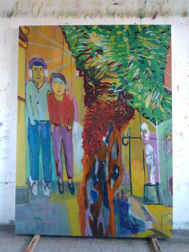 in quest of the luck by Christian Stötzner, Painting for Sale on Select