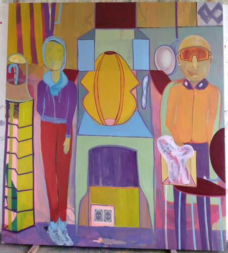 the guardians of the treasure by Christian Stötzner, Painting for Sale on Select