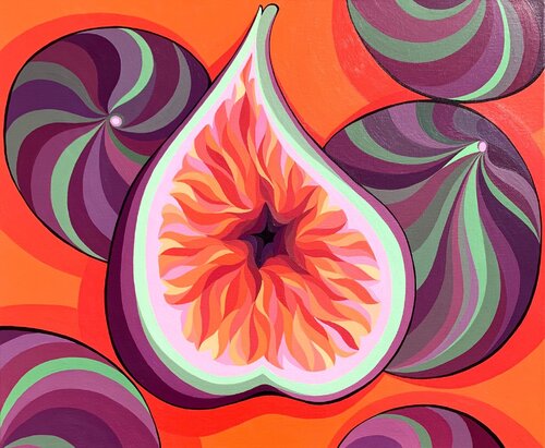 FIG CAROUSEL by Tuzhilkina Maria, Painting for Sale on Select