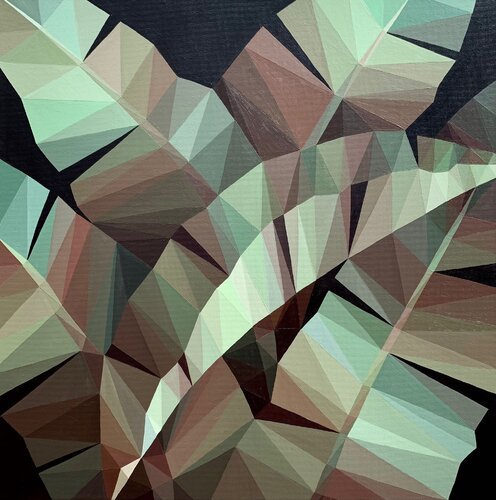GREEN TROPICAL PLANTS by Tuzhilkina Maria, Painting for Sale on Select