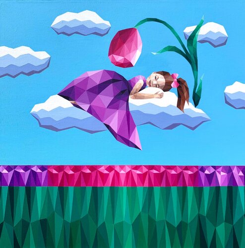 PRINCESS DREAMS by Tuzhilkina Maria, Painting for Sale on Select