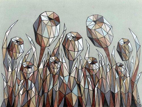 WHISPER OF AUTUMN FLOWERS von Tuzhilkina Maria, Zeichnungen kaufen auf Select