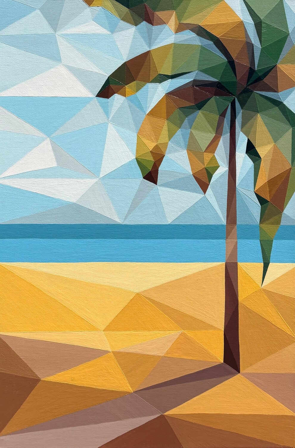 UNDER THE TROPICAL SUN Tuzhilkina Maria Originalgemälde zu verkaufen