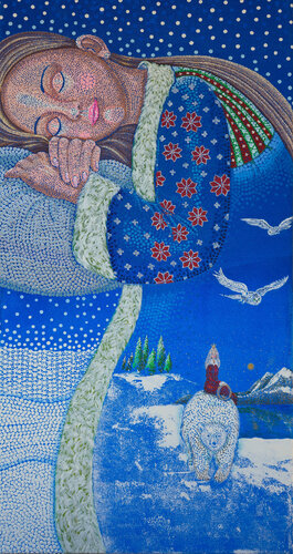 A winter tale by Tove Storm, Painting for Sale on Select