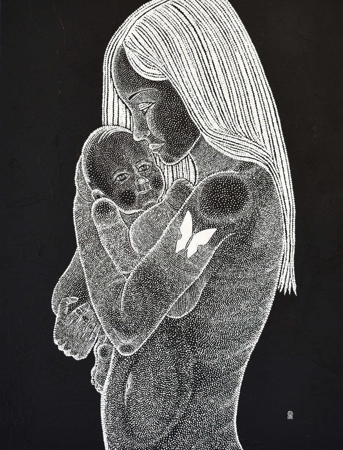 Holding on to this precious moment Tove Storm Original painting for sale