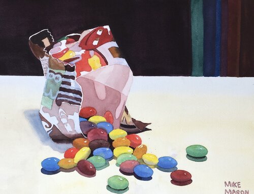 Snacktime by Michael Maron, Painting for Sale on Select