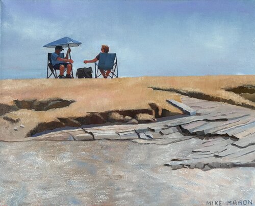 The Conversation by Michael Maron, Painting for Sale on Select