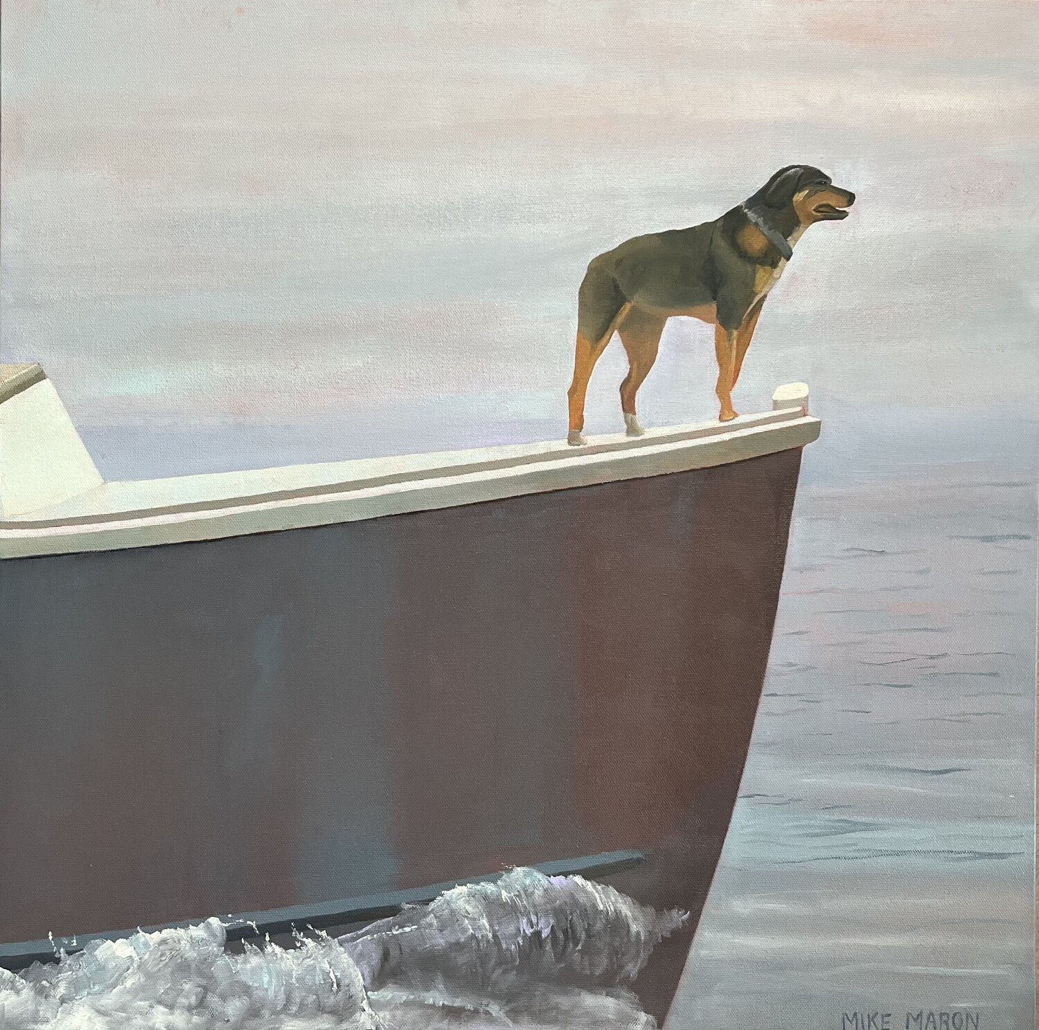The Commander Michael Maron Original painting for sale