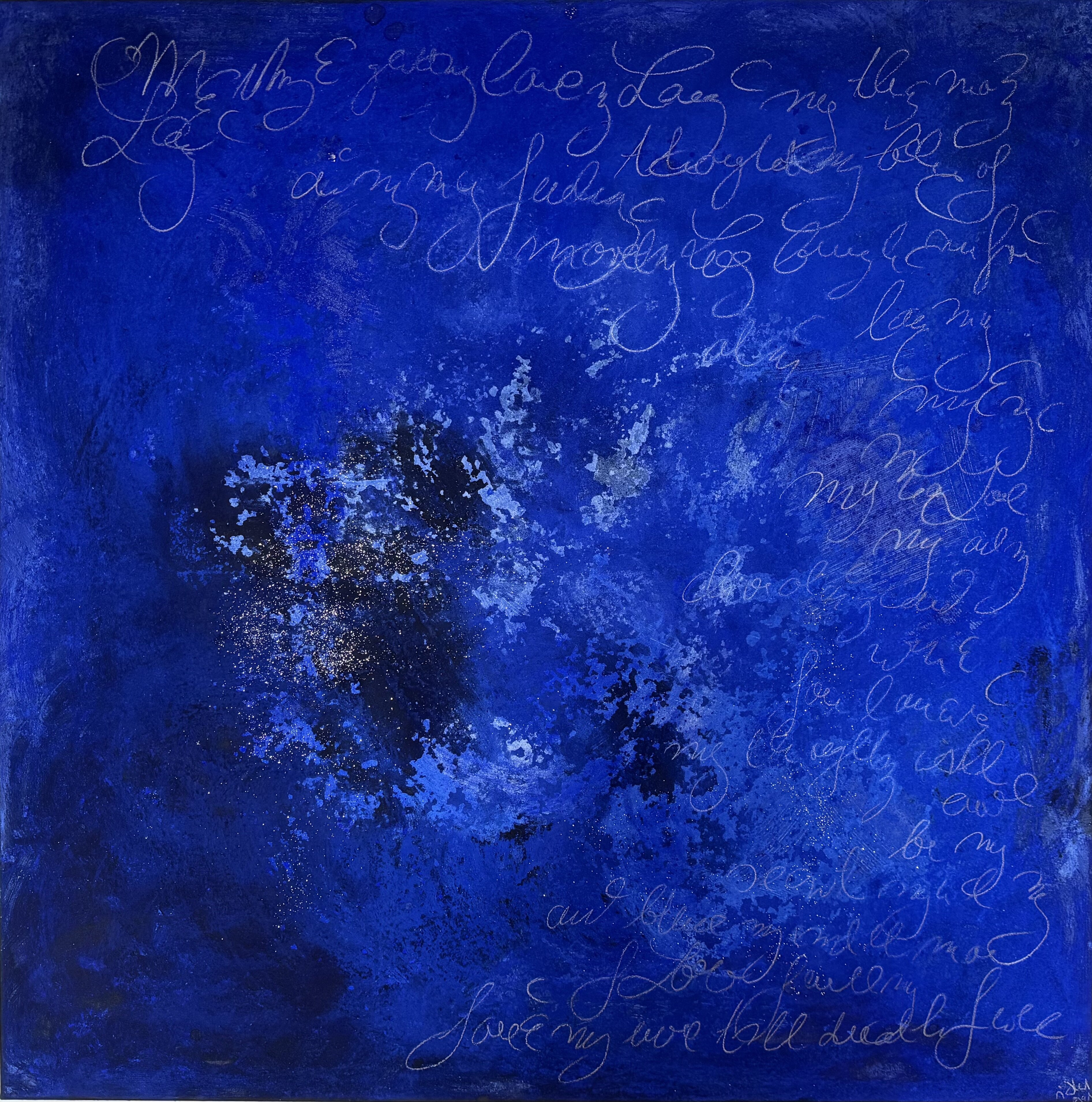 Blue explosion