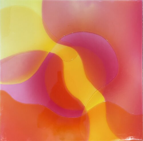 Papaya candy waves by Isabel Kleinert, Painting for Sale on Select