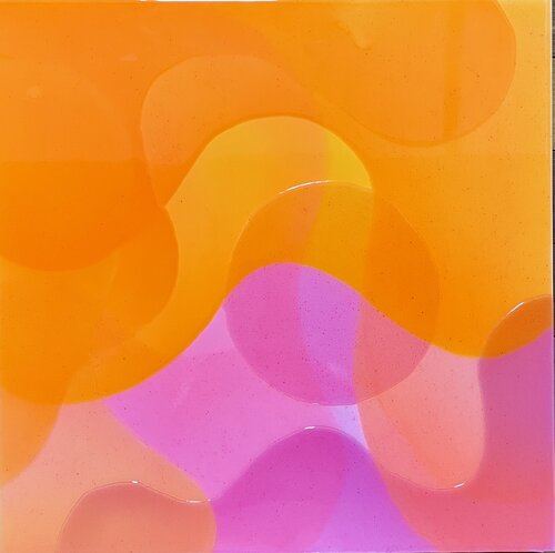 Pink Sundance I by Isabel Kleinert, Painting for Sale on Select