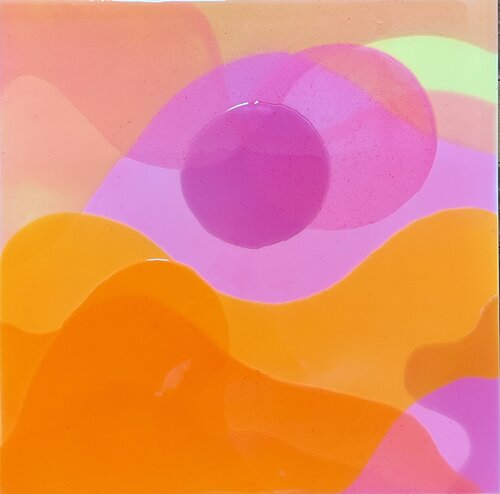 Pink Sundance II by Isabel Kleinert, Painting for Sale on Select