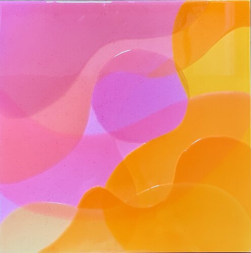 Pink Sundance III by Isabel Kleinert, Painting for Sale on Select