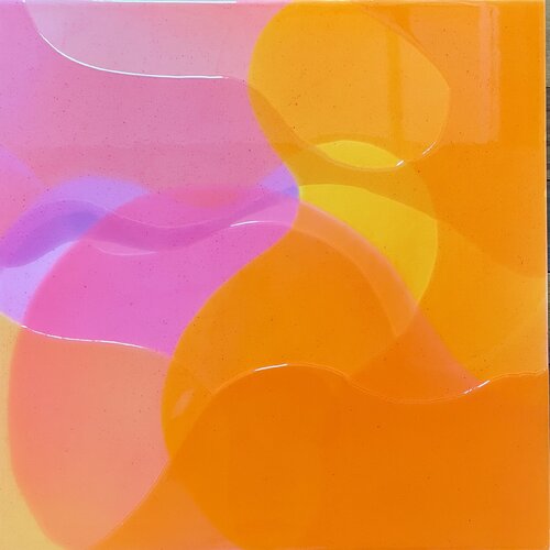 Pink Sundance IV by Isabel Kleinert, Painting for Sale on Select