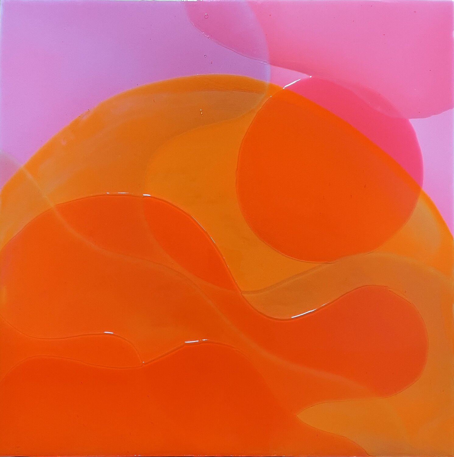 Orange sundance Isabel Kleinert Original painting for sale