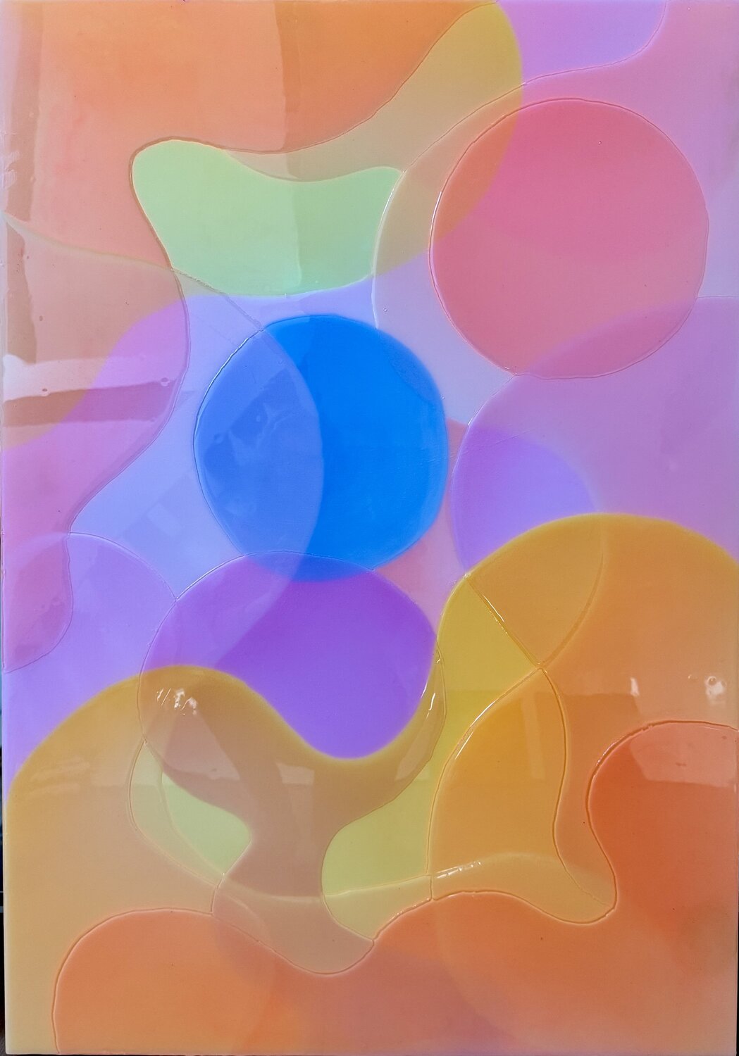 Feeling free - triple dot Isabel Kleinert Original painting for sale