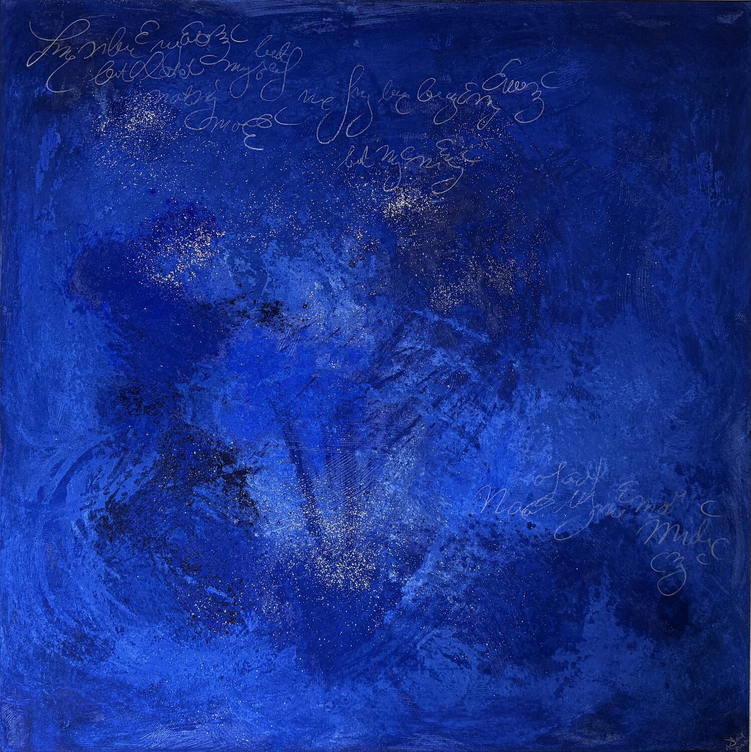 Blue infinity Isabel Kleinert Original painting for sale