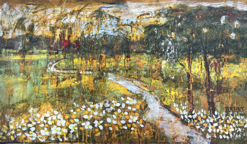 Plateau Landscape by Bui Trong Du, Painting for Sale on Select