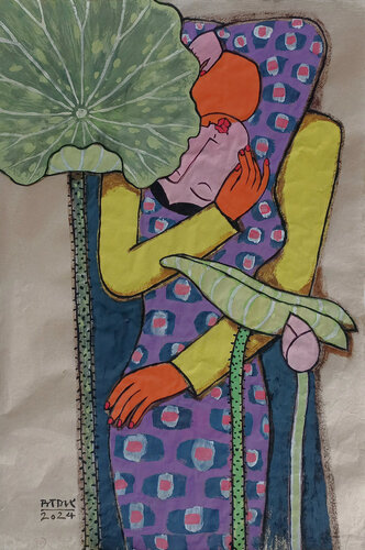 In Love 2 by Bui Trong Du, Painting for Sale on Select