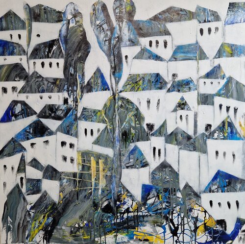 Die blaue Stunde by Friedrich Wurm, Painting for Sale on Select