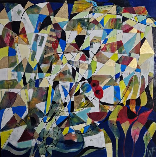 Schnittflächen by Friedrich Wurm, Painting for Sale on Select