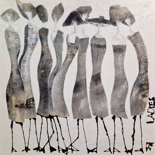 Ladies by Friedrich Wurm, Painting for Sale on Select