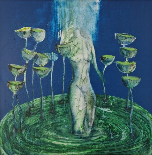 Die Wassergeborene by Friedrich Wurm, Painting for Sale on Select