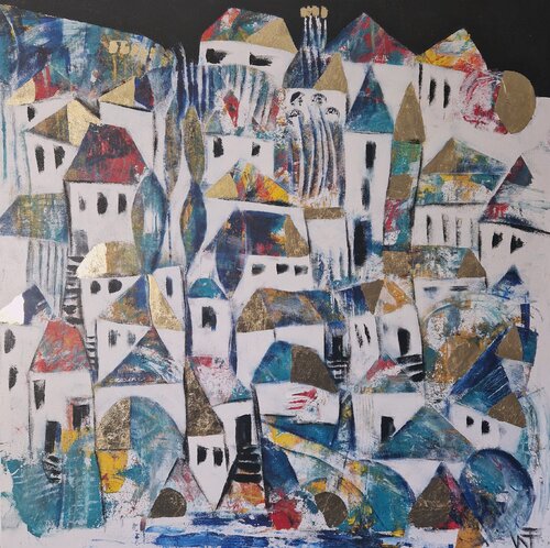 2/3 Sonne by Friedrich Wurm, Painting for Sale on Select