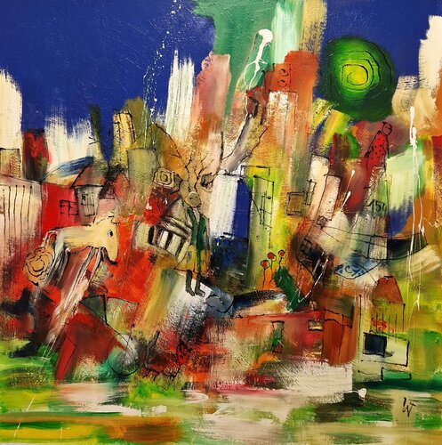 Heimatgefühl by Friedrich Wurm, Painting for Sale on Select