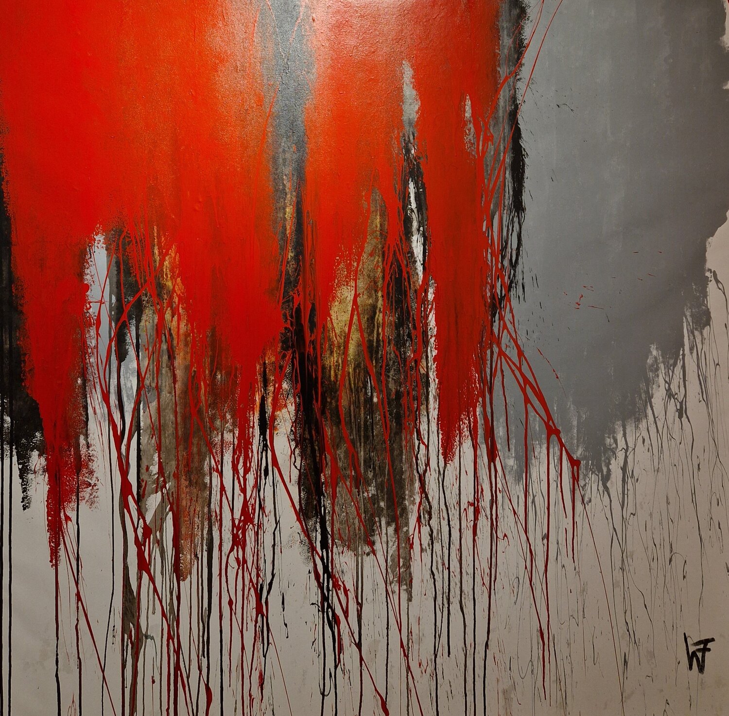 Emotion 7 Friedrich Wurm Original painting for sale