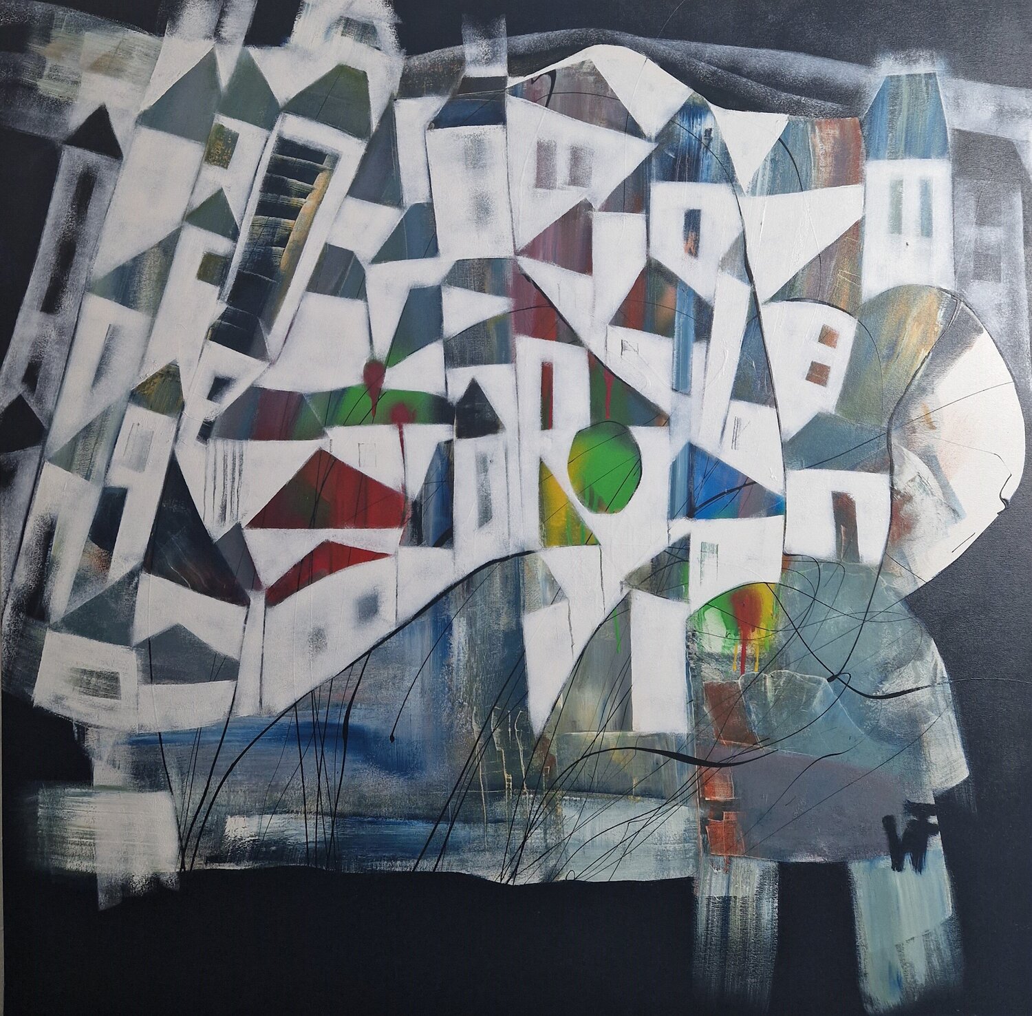 Am Wasser Friedrich Wurm Original painting for sale