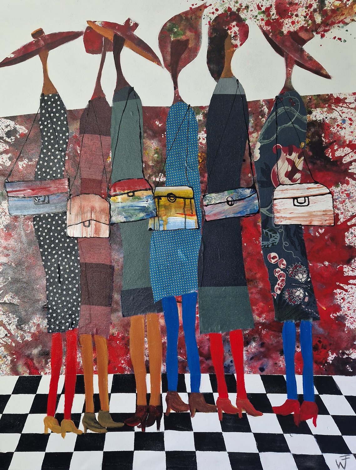 Black Friday Friedrich Wurm Original painting for sale