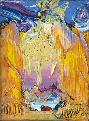 Indian Jewel by Dietmar Brixy, Painting for Sale on Select